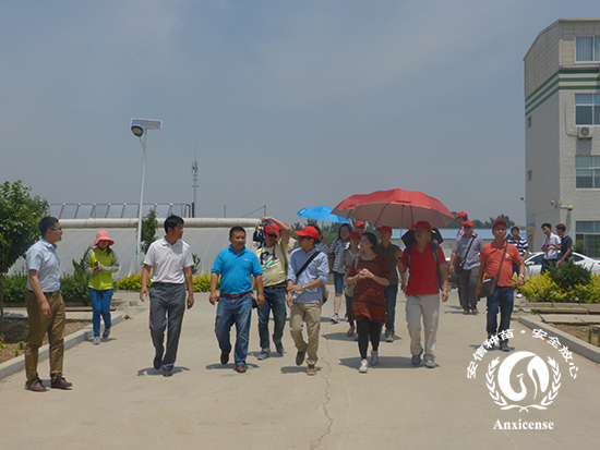 安信種苗總經(jīng)理韓吉勝陪同